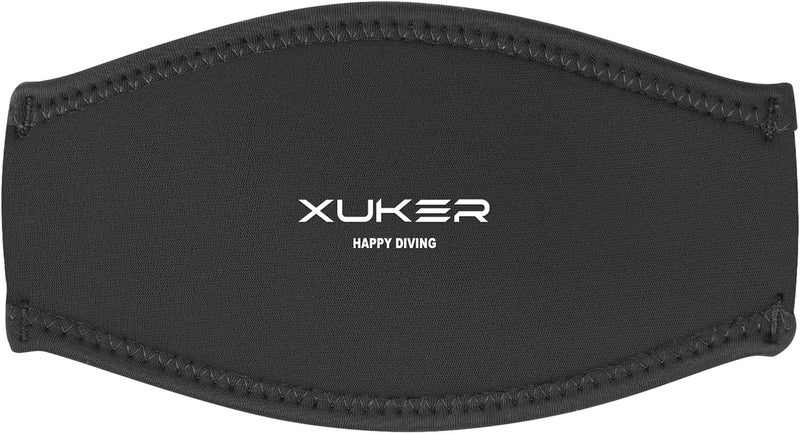 XUKER غطاء غوص من النيوبرين مع أحزمة لاصقة لحماية الشعر لماسكات الغوص والسنوركل ورياضات الماء - Image 1